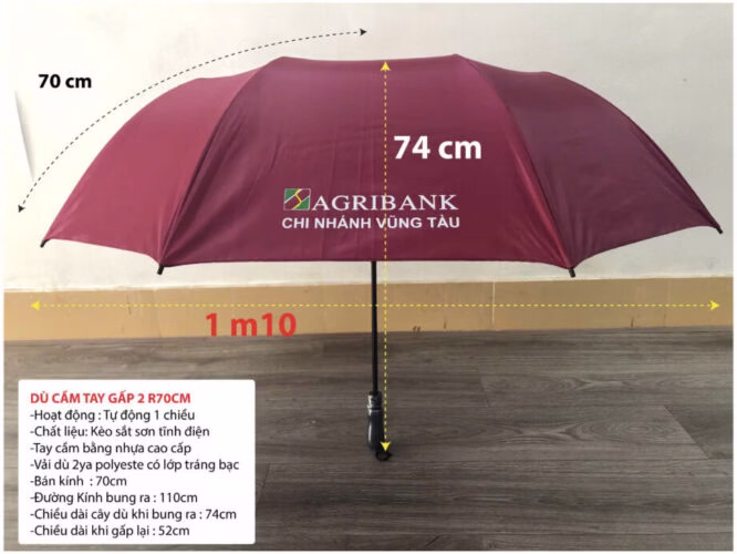 Dù gấp 2 R70