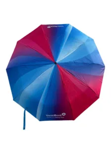 Dù cầm tay 10 nan gấp 3 Vietinbank - 2 chiều R58cm