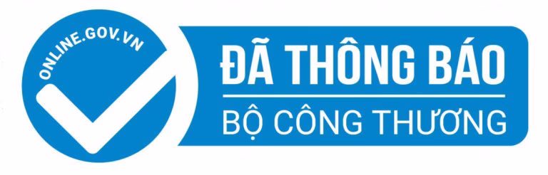 Huy hiệu đã thông báo với Bộ Công Thương của website Ô Dù Cầm Tay - Công ty Dù Vĩnh Thuận