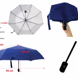 Dù gấp 3 2 chiều R53CM chống nắng mưa tiện lợi
