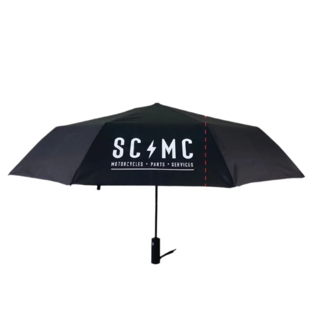 Ô dù cầm tay nhỏ gọn in logo SCMC