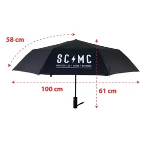 Ô dù cầm tay nhỏ gọn in logo SCMC
