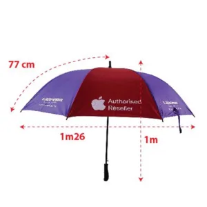 Ô dù quà tặng quảng cáo in logo Apple