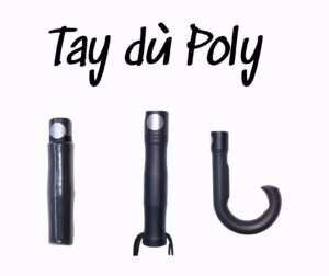 Tay cầm dù Poly 2 tầng 
