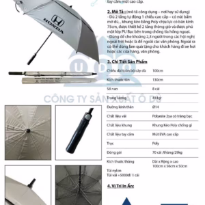 Dù 2 tầng kèo Poly