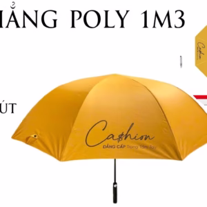 Dù 1m3 Cầm Tay Kèo Poly R75cm – Siêu Bền, Chống UV, Nhận In Logo