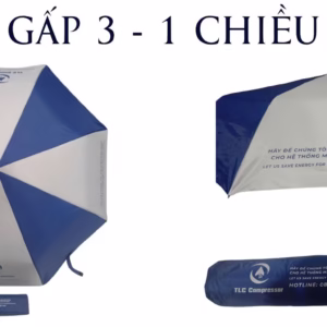 dù gấp 3 tự động R58cm in logo quảng cáo TPHCM