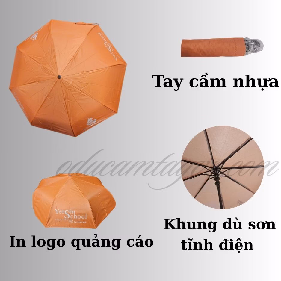 DÙ gấp gọn in logo
